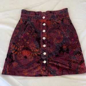Pilcro corduroy skirt
